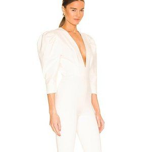 NONChalant Womens Jalen Catsuit Jumpsuit Off White XS NWT 598